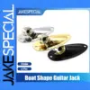 Boat-Shaped 1/4" Guitar Output Jack in Gold