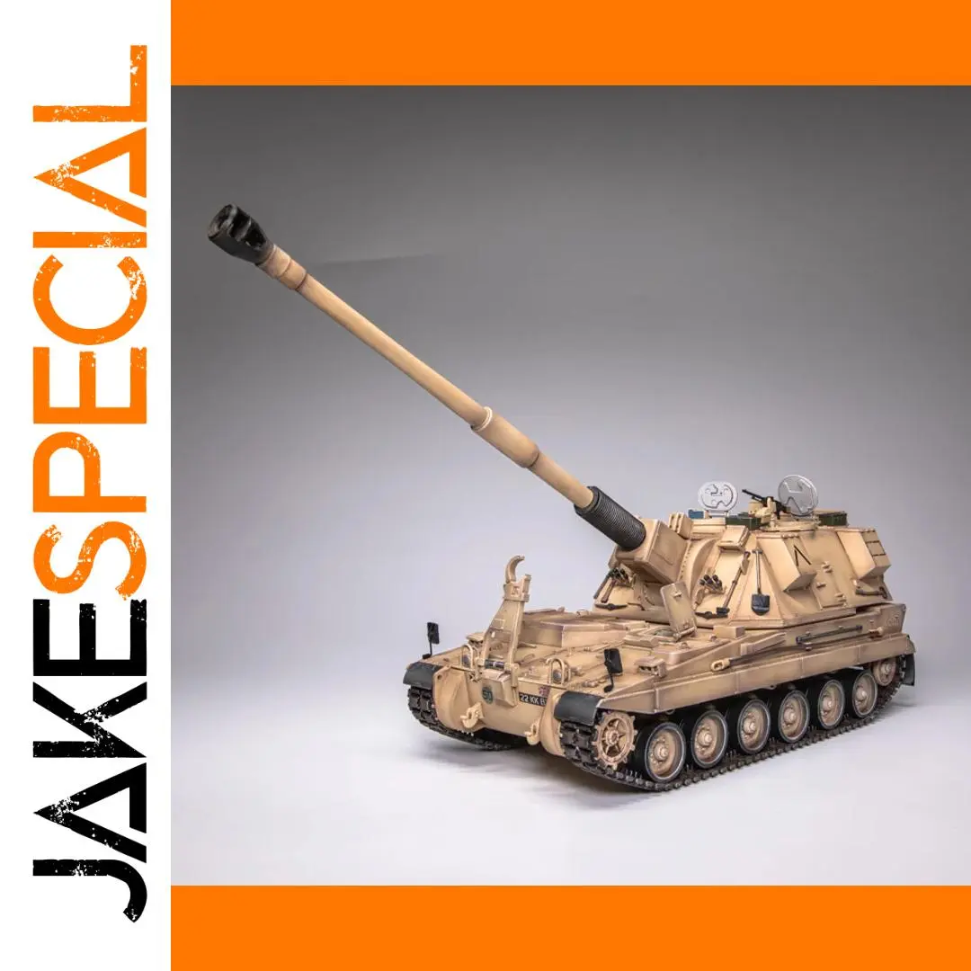British Vickers AS90 155mm Model in Desert Tan 1 British Vickers AS90 155mm Model in Desert Tan