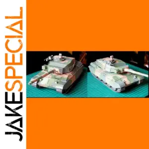 AMX-32 Tank Paper Model Kit for Collectors