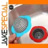 Bright Flower-Shaped Silicone Sink Strainer in Vibrant Colors
