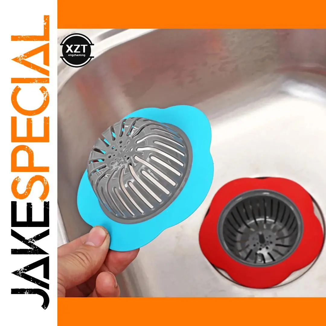Bright Flower-Shaped Silicone Sink Strainer in Vibrant Colors 1 Bright Flower-Shaped Silicone Sink Strainer in Vibrant Colors