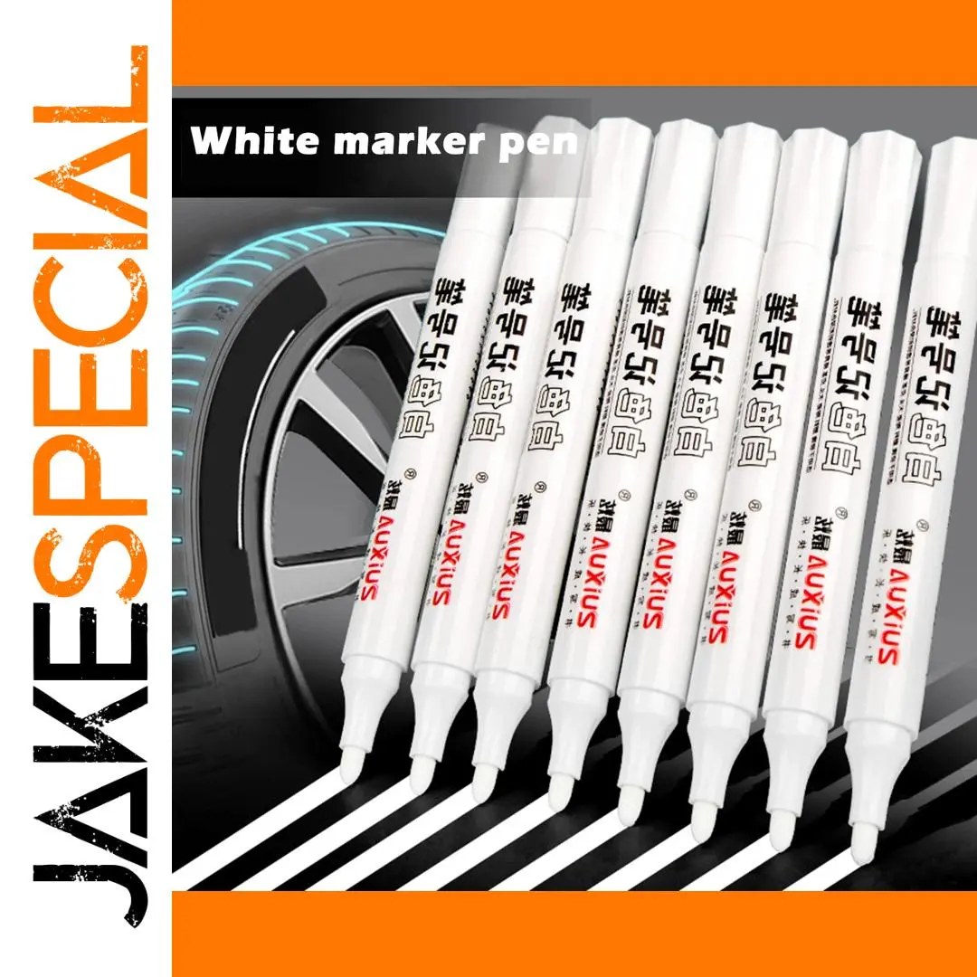 White Waterproof Oil-Based Gel Marker Set 1 White Waterproof Oil-Based Gel Marker Set