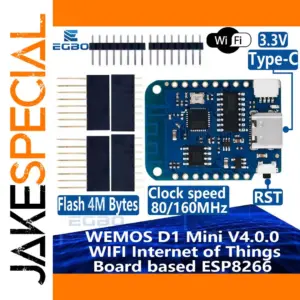 WEMOS D1 Mini V4.0.0 ESP8266 IoT Development Board