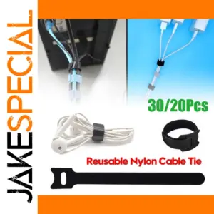 Reusable Nylon Cable Ties for Organization