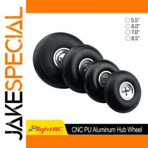RC PU Wheels 5.5-8.5 Inches for Model Aircraft