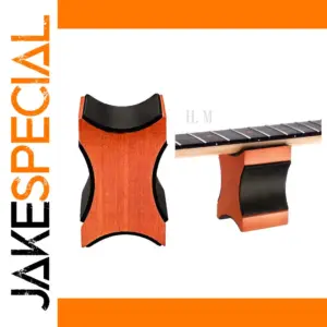 Mahogany Guitar Neck Support Pillow with Adjustable Height