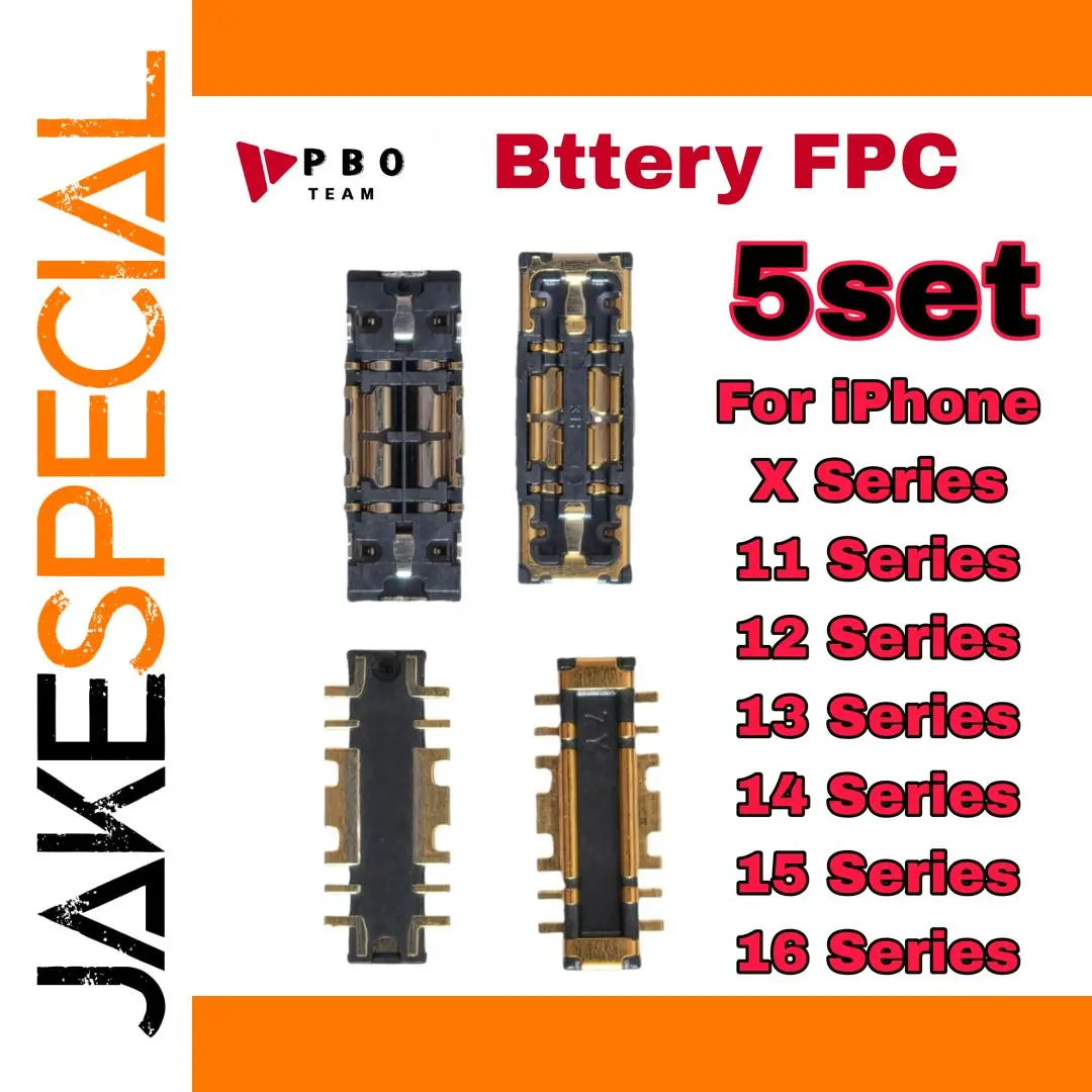 iPhone Battery FPC Connector Clips Set (5 Pieces) 1 iPhone Battery FPC Connector Clips Set (5 Pieces)