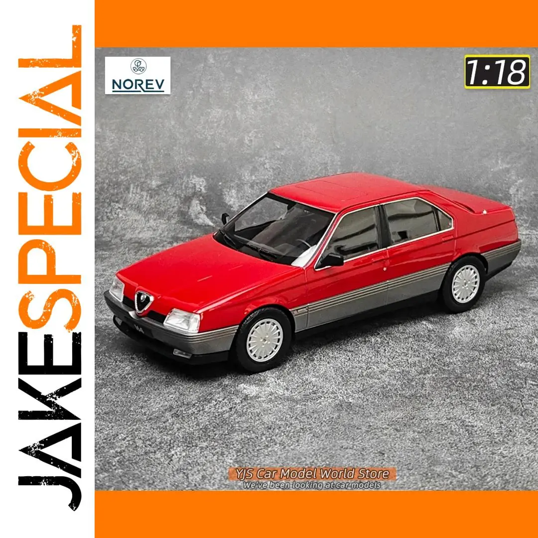 Red Alfa Romeo 164 1:18 Diecast Model 1 Red Alfa Romeo 164 1:18 Diecast Model