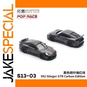 Porsche 992 GTR Carbon Fiber Diecast Model