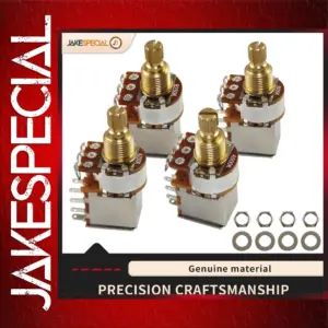 Copper Guitar Potentiometer Set with 6mm Knurled Shafts