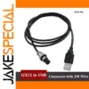 GX12 to USB Waterproof Connection Cable, 2m