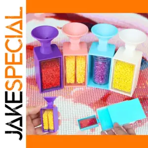 Vibrant Acrylic Diamond Painting Drills Funnel Set