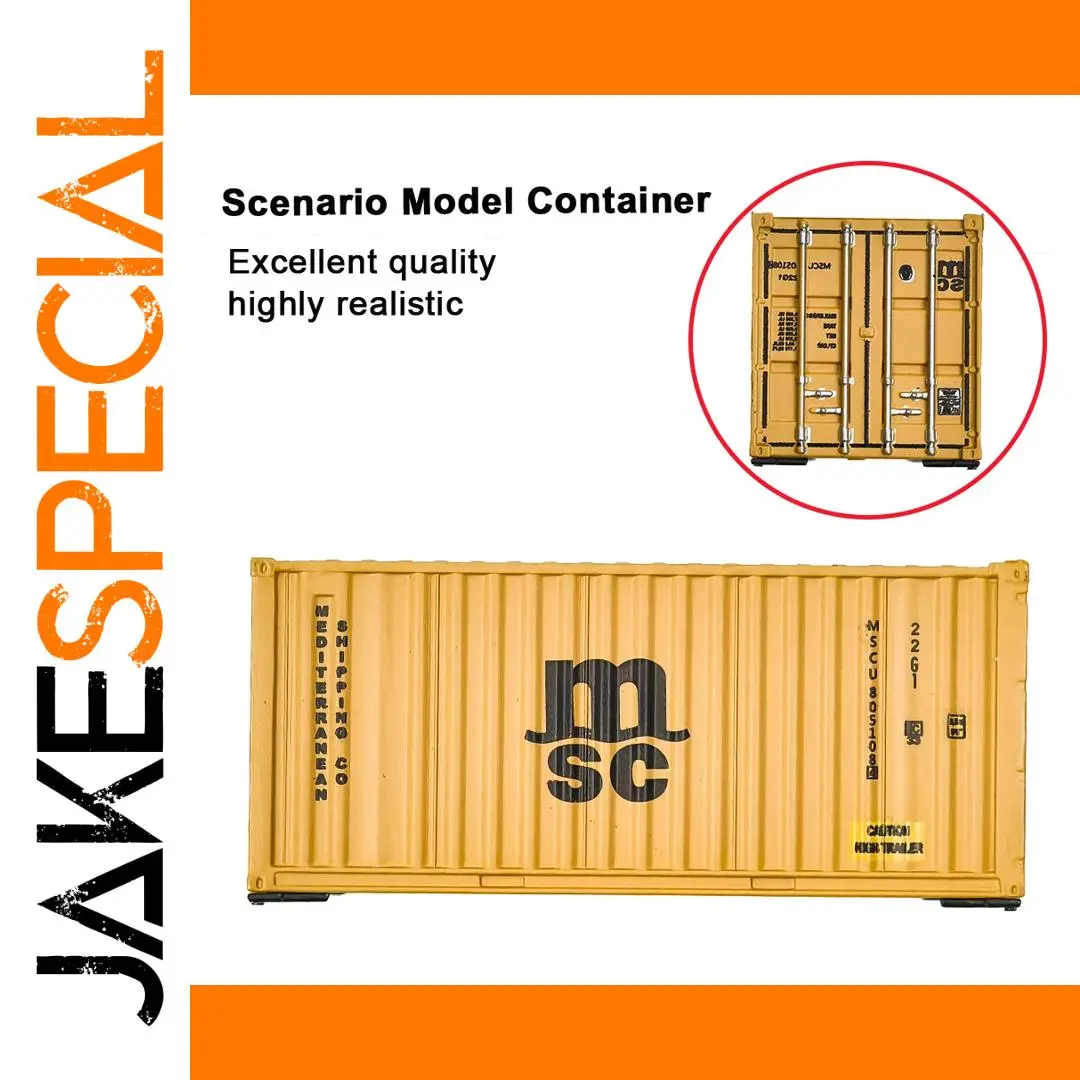 HO Scale Freight Container Model 20ft in 1:87 Scale 1 HO Scale Freight Container Model 20ft in 1:87 Scale
