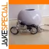 Motorcycle Keychain with Zinc Alloy Finish