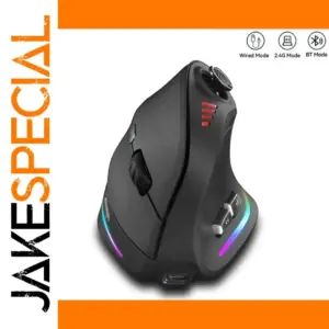 Wireless Vertical Gaming Mouse with 24000 DPI