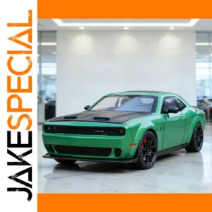 Green 1:24 Dodge Challenger SRT Hellcat Redeye Model