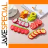 Colorful Fruit-shaped Eraser Set for Desks