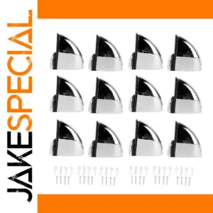 Modern Glossy Glass Panel Clamps Set for Glass Thicknesses 1-10mm