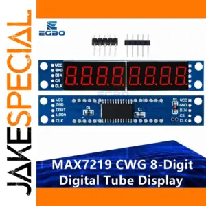 MAX7219 8-Digit Red LED Digital Tube Module