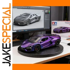 Purple Lamborghini Revuelto Diecast Model 1:32 Scale