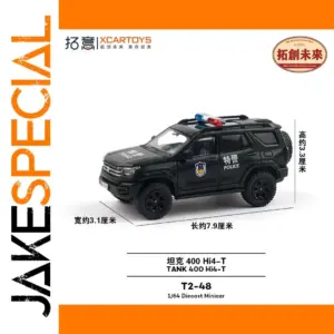 1:64 Scale Police Off-Road Diecast Model