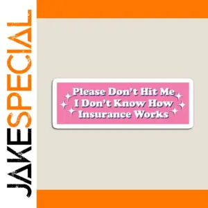 Pink Cartoon Fridge Magnet with Sparkling Stars