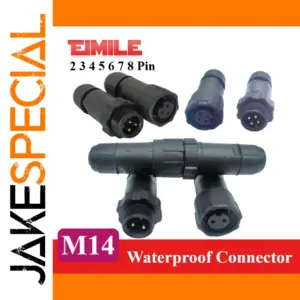 Waterproof M14 Aviation Plug Socket for Outdoor LED