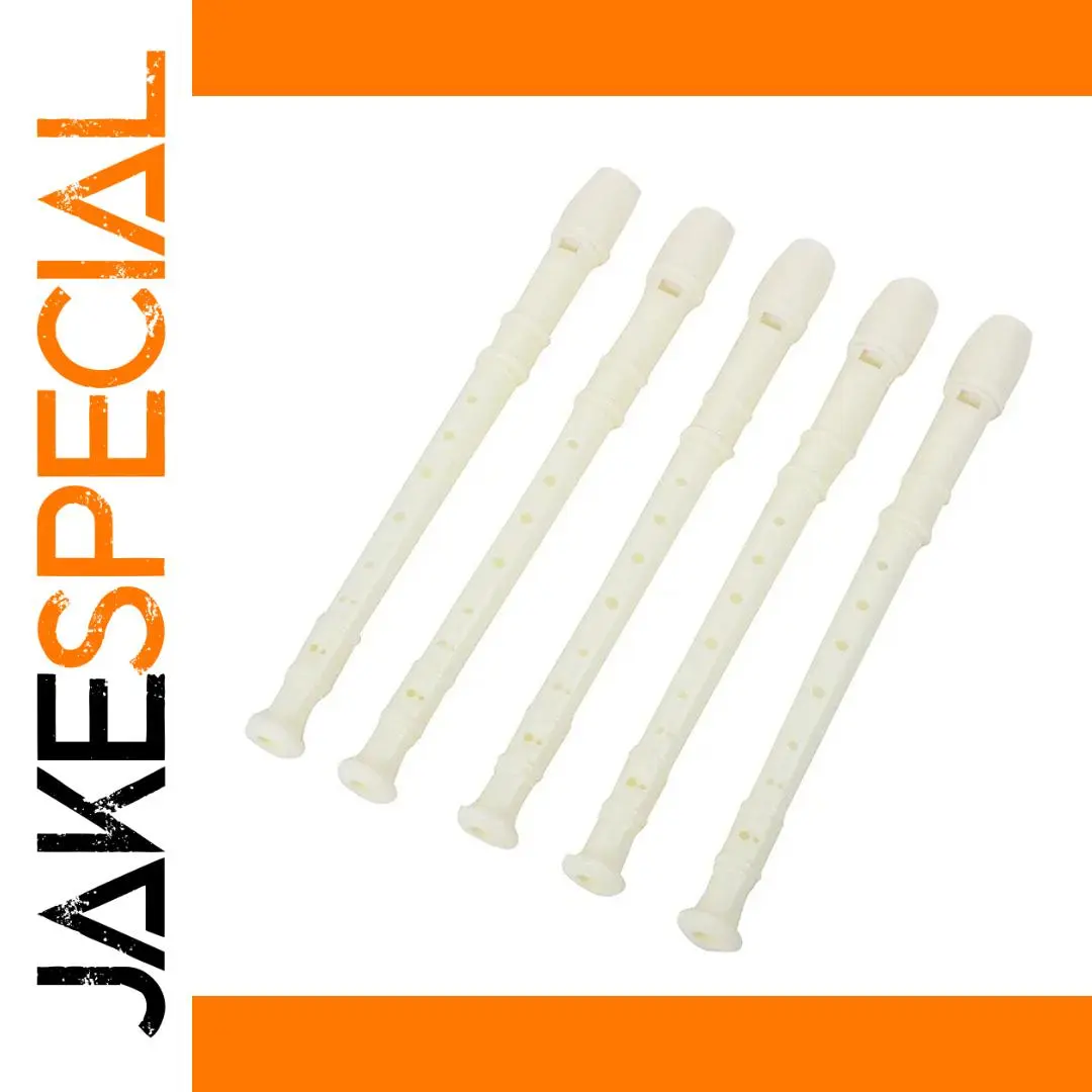 8-Hole Beginner Recorder in Milk-White 1 8-Hole Beginner Recorder in Milk-White