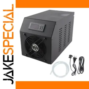 Black Aquarium Water Chiller 1/4 HP, 16-Gallon Capacity