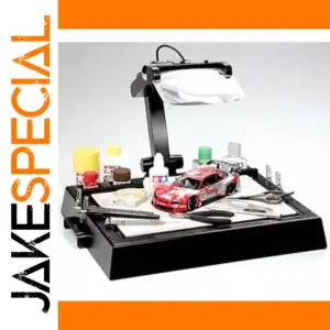 Plastic Craft Workstation with Magnifier and LED Lights