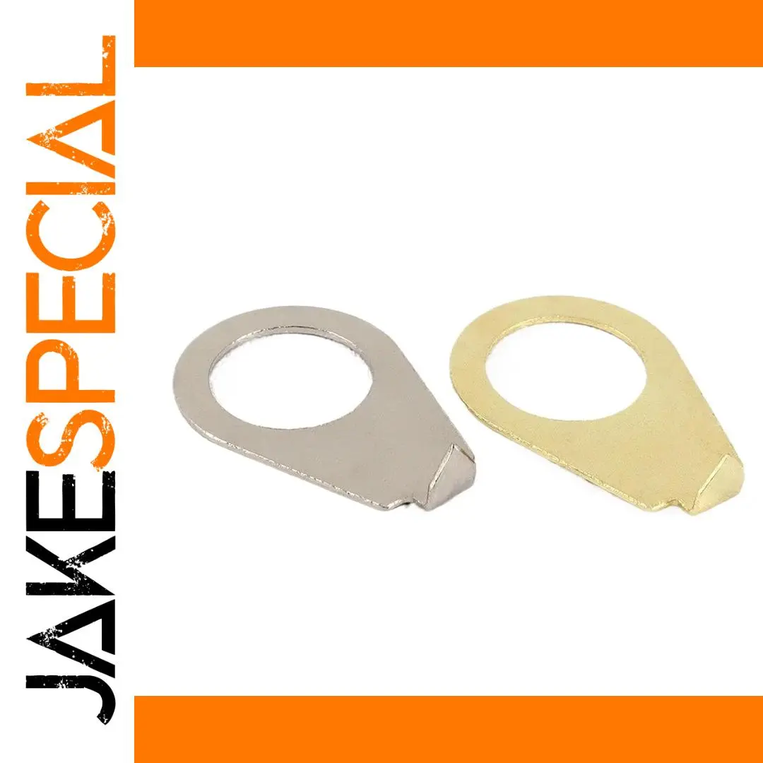 Stainless Steel Guitar Knob Pointer Gold & Silver 1 Stainless Steel Guitar Knob Pointer Gold & Silver