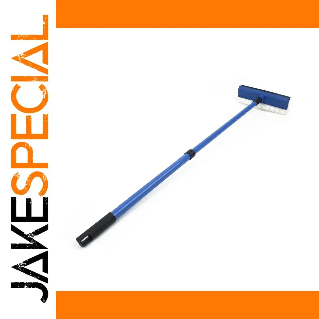 Telescopic Window Cleaner with 2-in-1 Head 1 Telescopic Window Cleaner with 2-in-1 Head