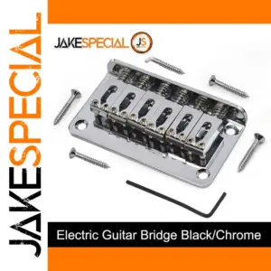 Durable Fixed Electric Guitar Bridge 78x42mm