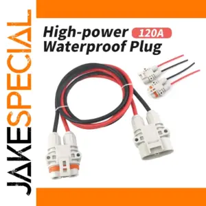 High-Power Waterproof Docking Plug Set 120A/1000V