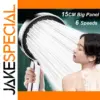 15CM Large Modern Panel Shower Head with 6 Modes