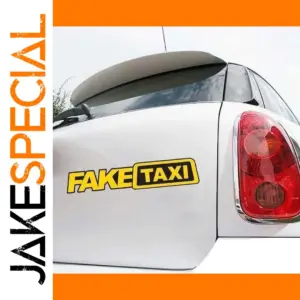 Fake Taxi Vinyl Sticker for Cars