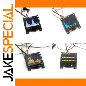 Vibrant 0.96-inch OLED Music Visualizer