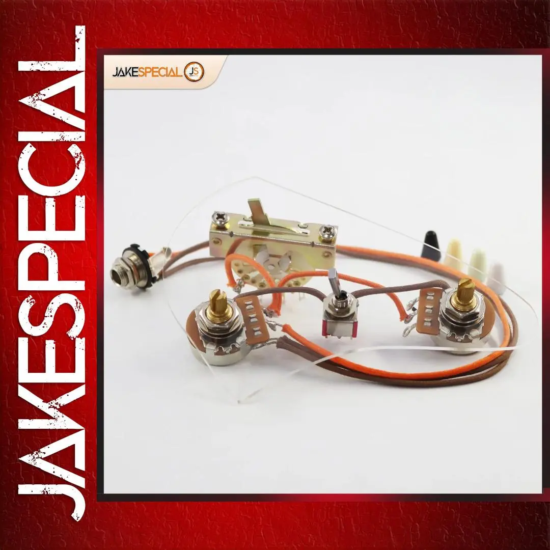 Pre-Wired Guitar Wiring Kit for Customization 1 Pre-Wired Guitar Wiring Kit for Customization