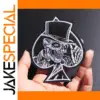 Mr. Spades Skull Embroidered Patch 10x7.9 cm