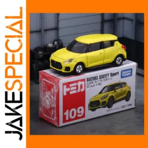Vibrant Yellow Suzuki Swift Sport Diecast Model