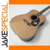 Premium All Solid Wood Acoustic Guitar with Abalone Details
