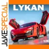 1/24 Lykan Supercar Alloy Model Car