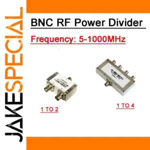 RF Power Divider 5-1000MHz BNC 2 or 4 Outputs