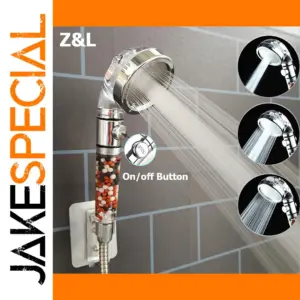 High-Pressure Shower Head with Filtration System