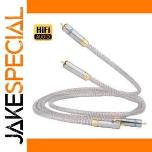 Premium Silver RCA Interconnects for High-Fidelity Audio