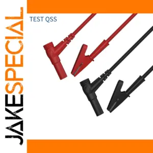 1-Meter Multimeter Test Lead Set with Clips