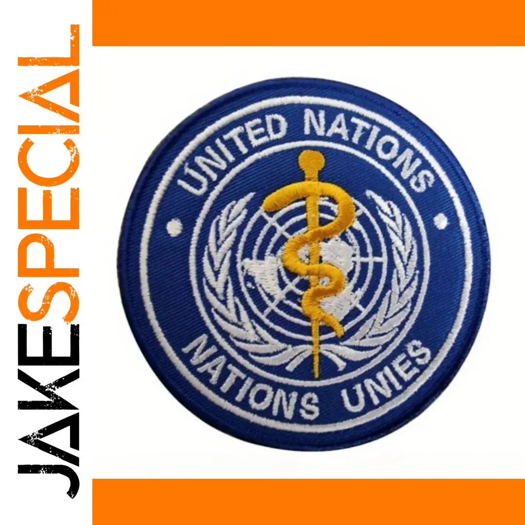 WHO Emblem Embroidered Patch for Collectors 1 WHO Emblem Embroidered Patch for Collectors