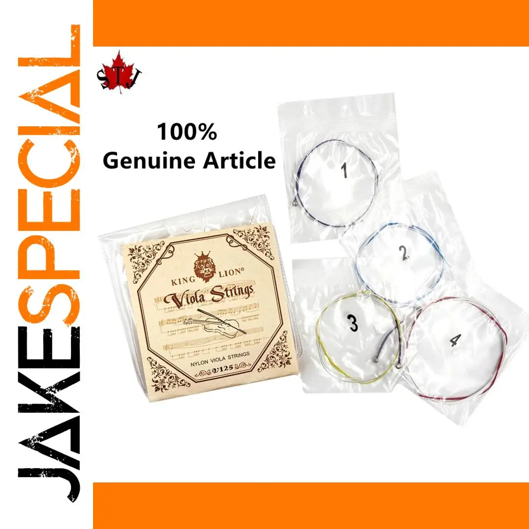 King Lion Viola Strings Set for Bright Sound 1 King Lion Viola Strings Set for Bright Sound