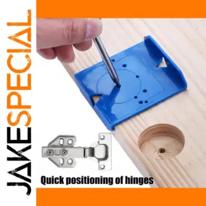Blue Hinge Drilling Locator Set for Cabinets