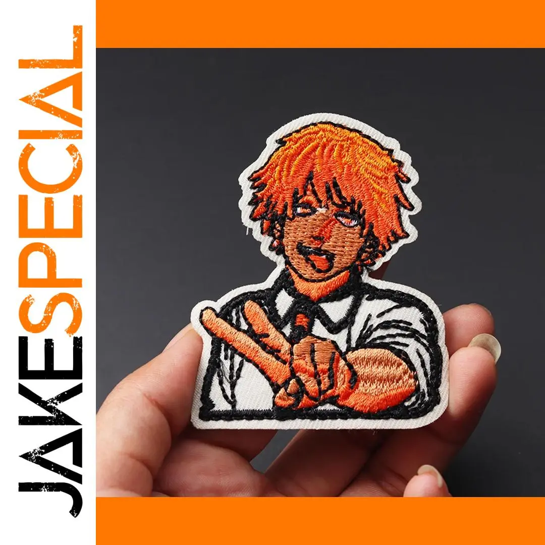 Chainsaw Man Embroidered Iron-On Patch 1 Chainsaw Man Embroidered Iron-On Patch